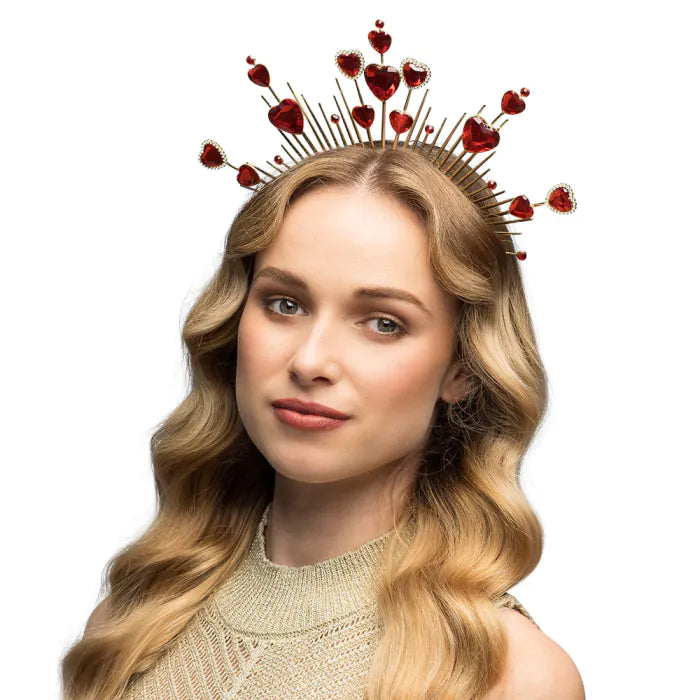 Juliette Heart Metal Tiara Crown Headband