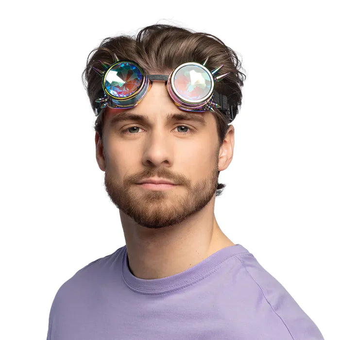 Silver Festival Party Goggle Glasses