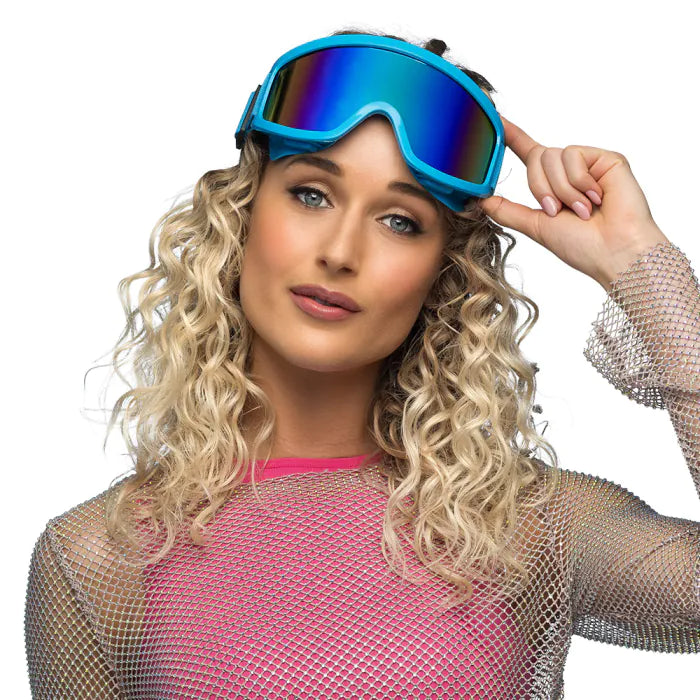 Party Ski Goggles - Neon Blue