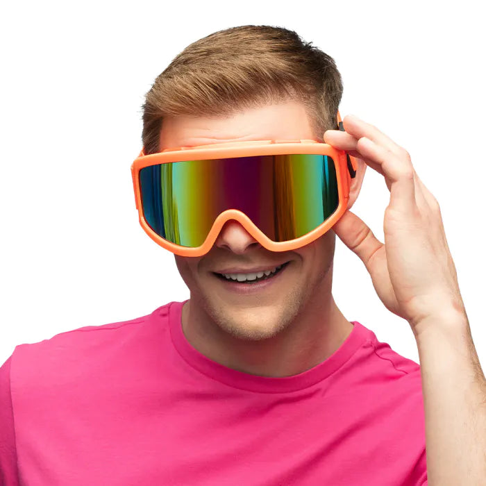 Party Ski Goggles - Neon Orange