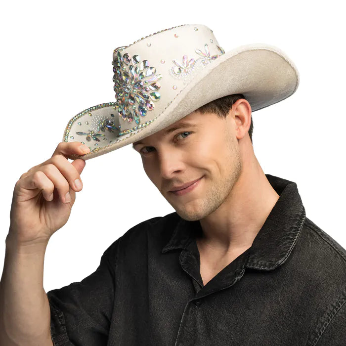 Cream Crystal Gem Cowboy Hat COMING SOON