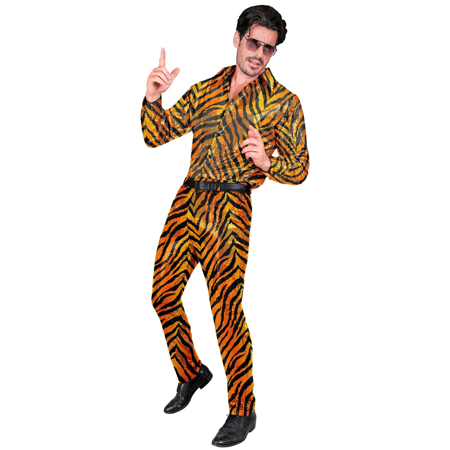 Gold Sequin Party Fancydress Pants