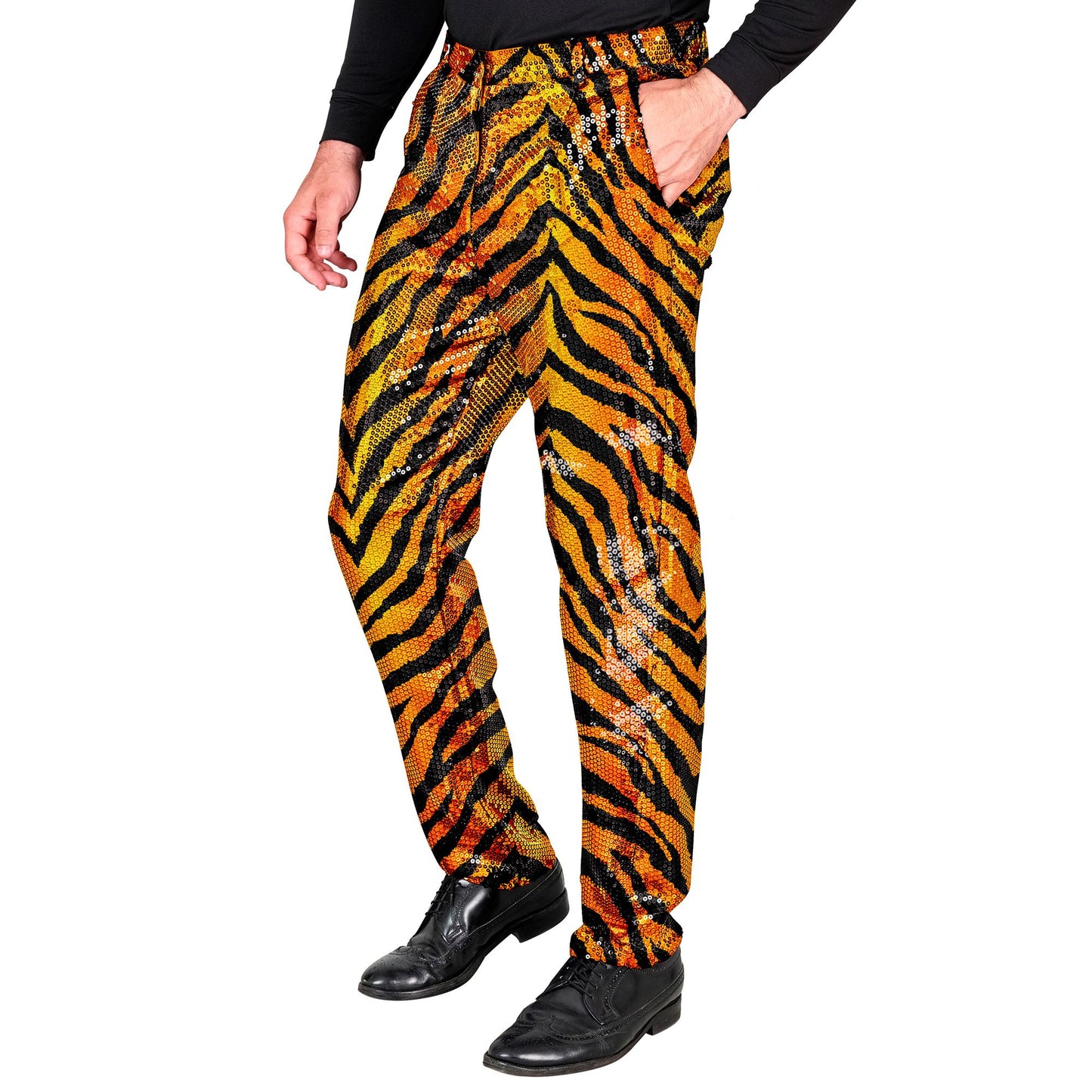 Gold Sequin Party Fancydress Pants