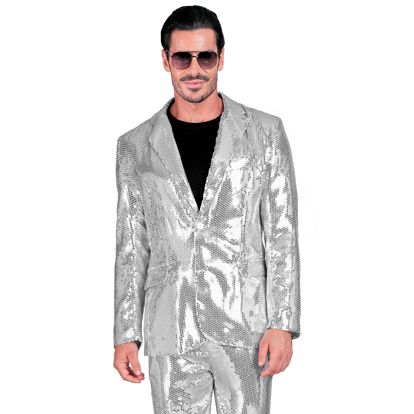COMING SOON Silver Sequin Party Fancydress Jacket