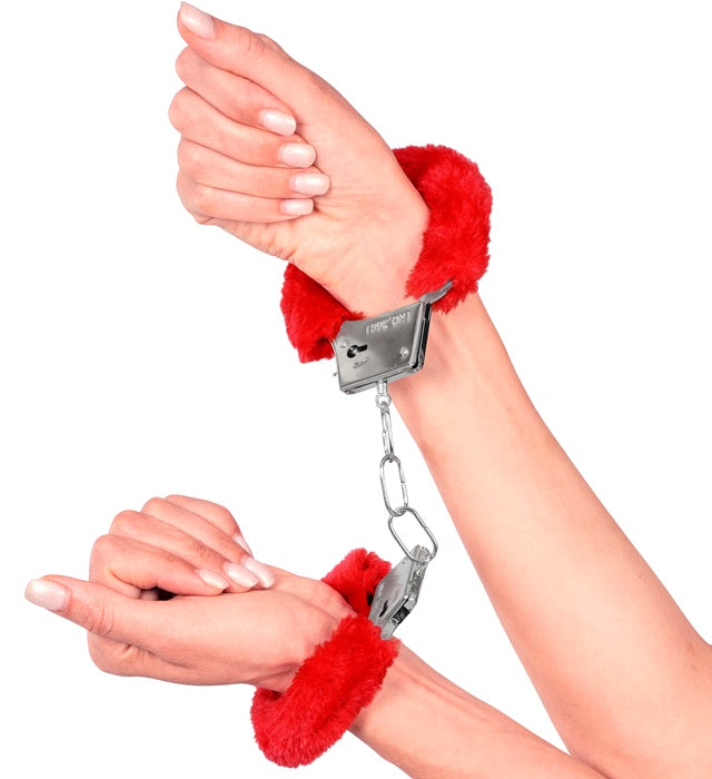 Red Furry Handcuffs