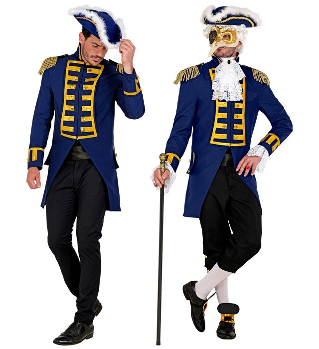 Mens Blue Parade Coat