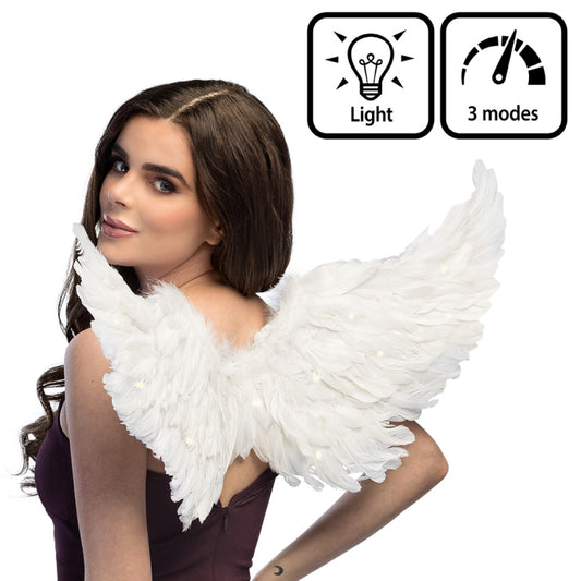 LED Angel Wings - White
