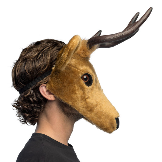 Plush Deer Half Mask