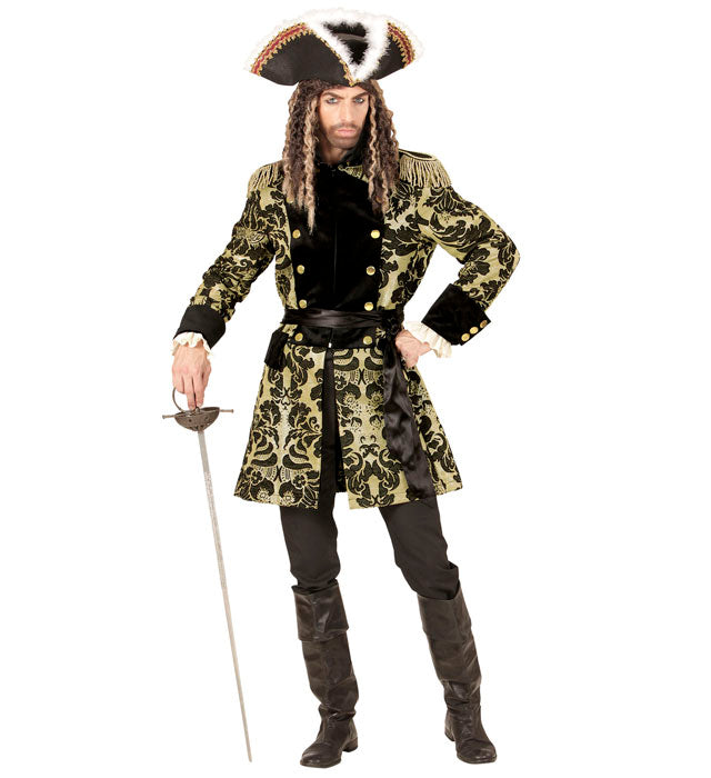 Mens Gold Jacquard Parade Coat