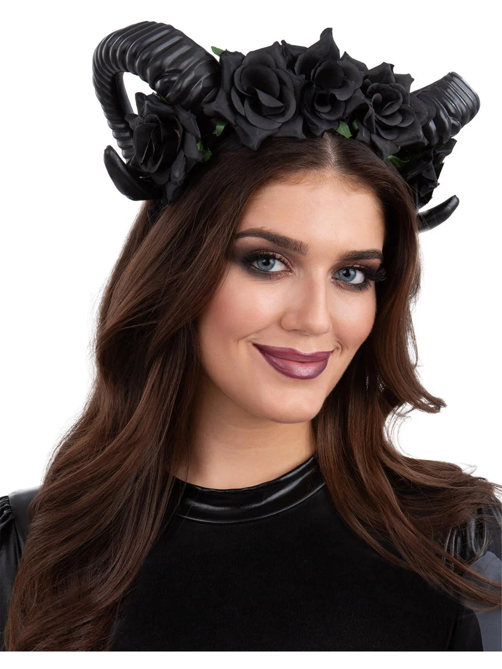 Black Demon Floral Headband COMING SOON