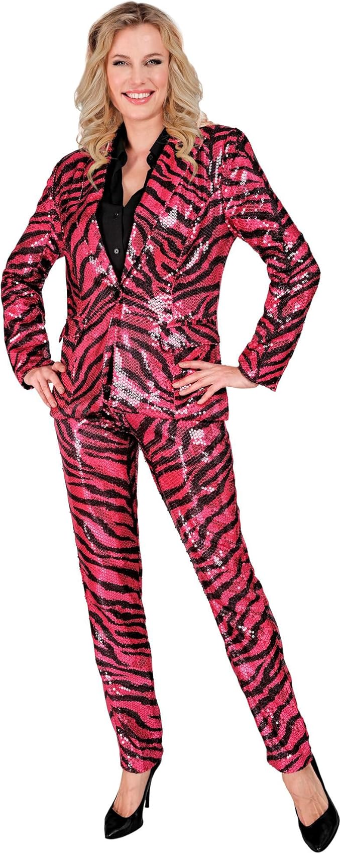 Pink Sequin Party Fancydress Pants