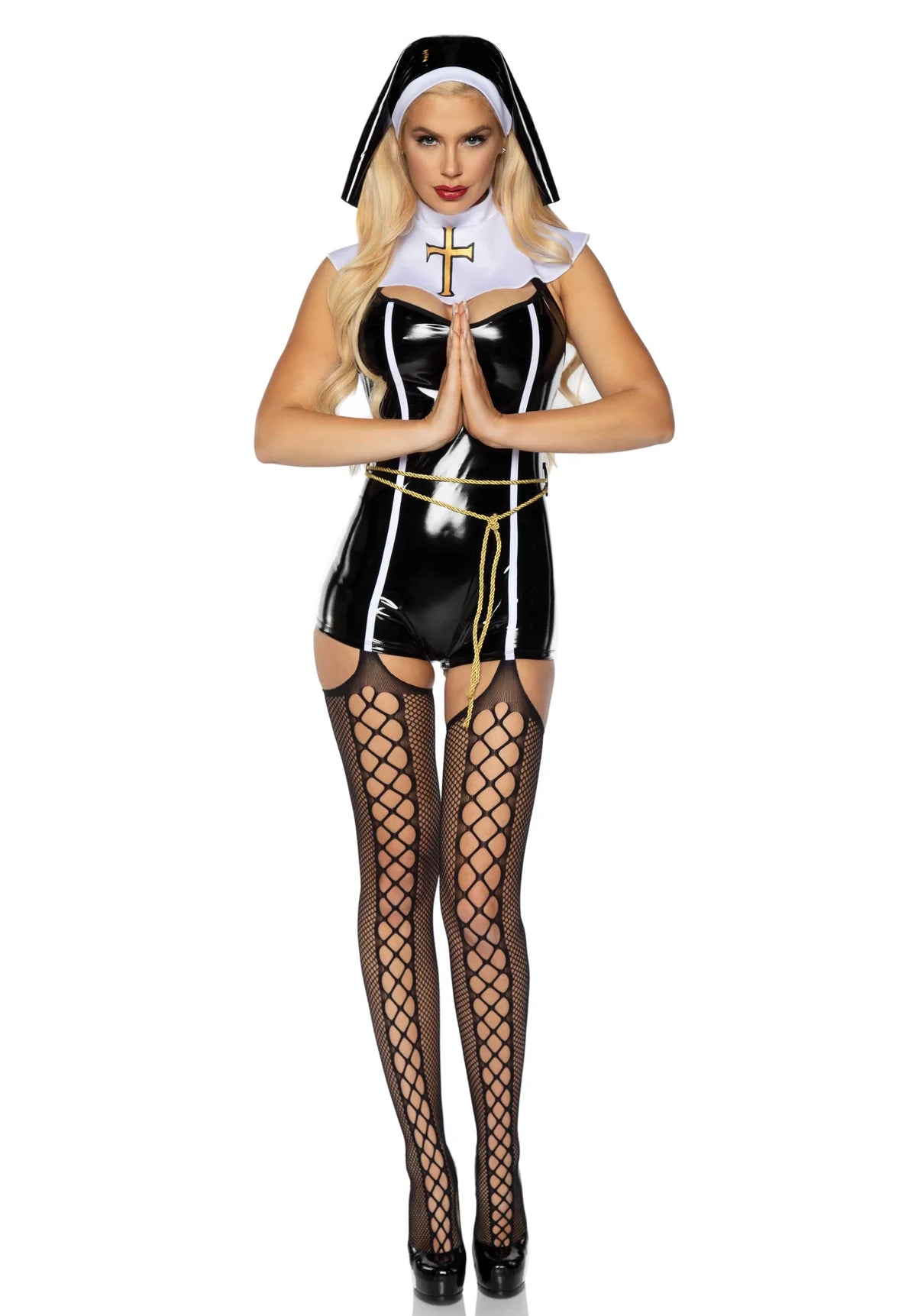 Vinyl Sinful Sister Romper