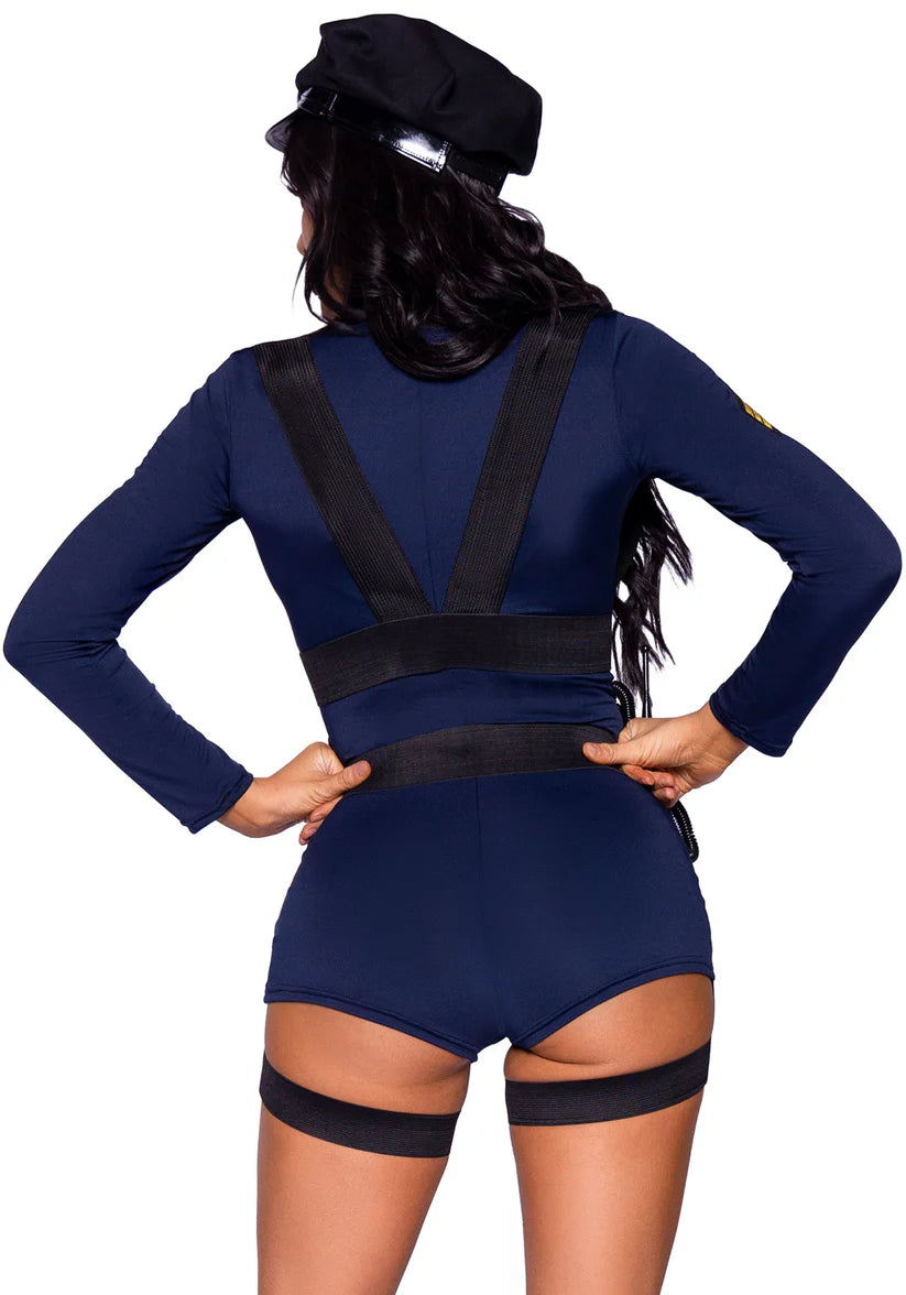 Flirty Cop Romper Costume