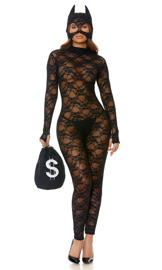 About My Money Sexy Cat Burglar Halloween Costume