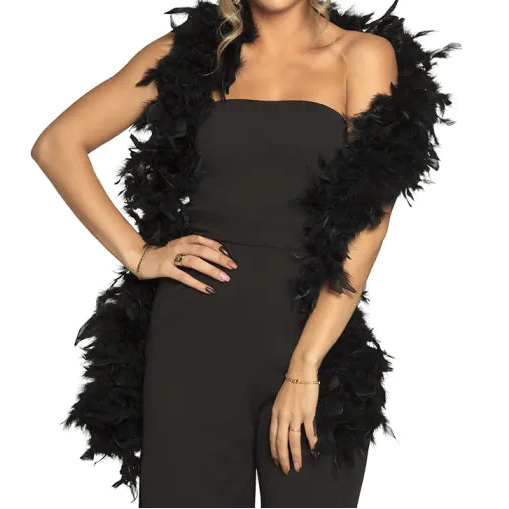 Black Feather Boa