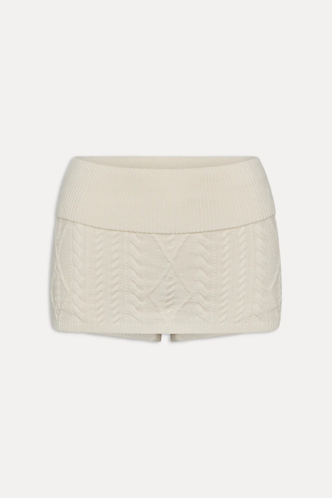 Frankies Bikinis Briar Knit Mini Skort - Honeymoon