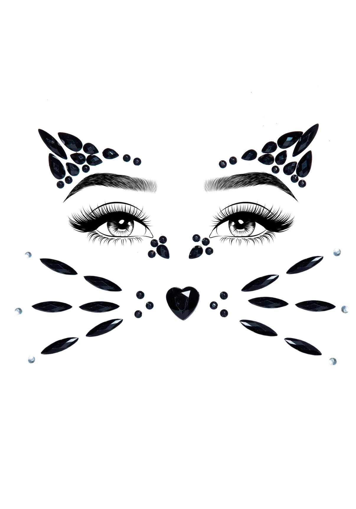 Animal Adhesive Face Jewels