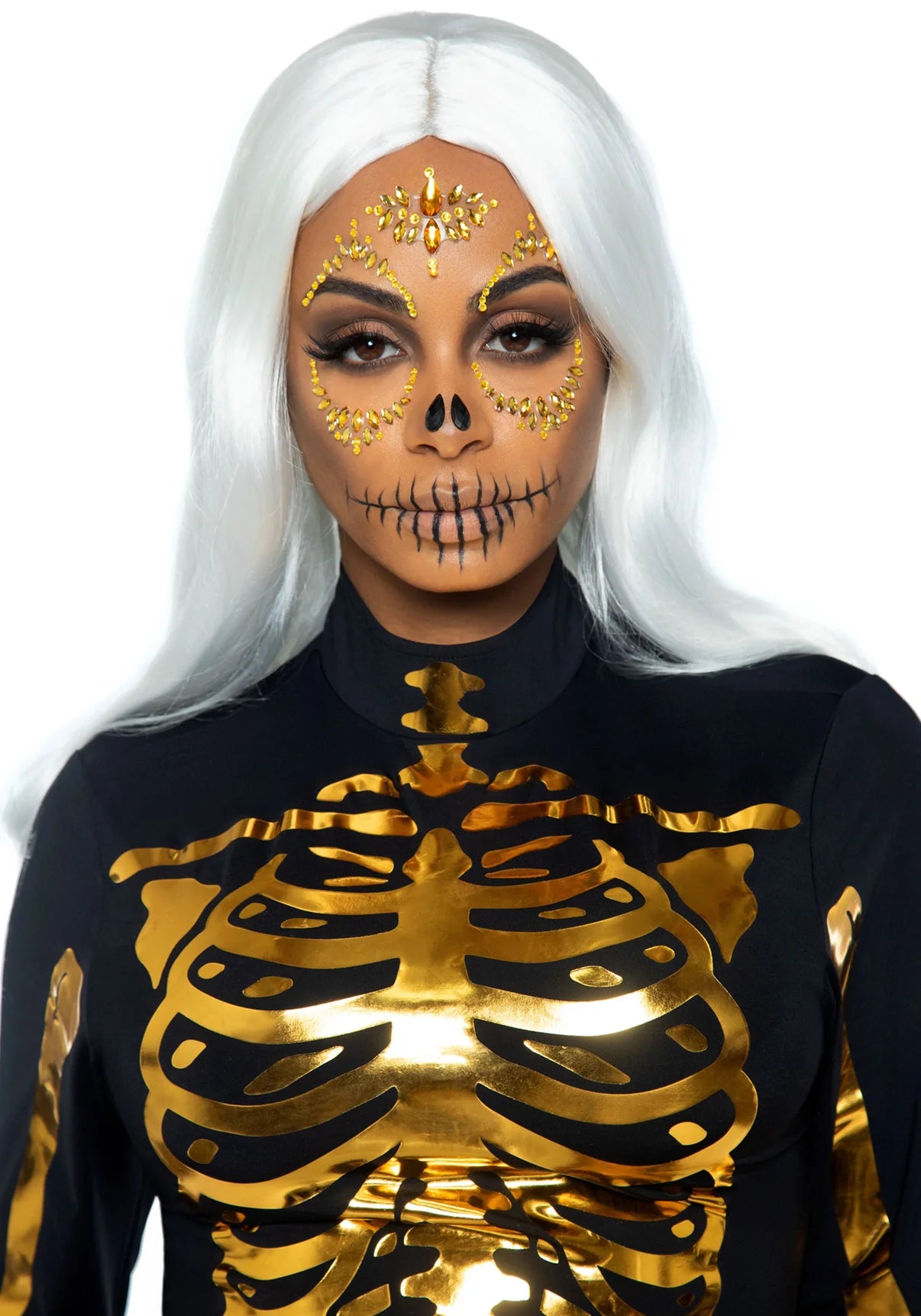 Sugar Skull Adhesive Face Jewels