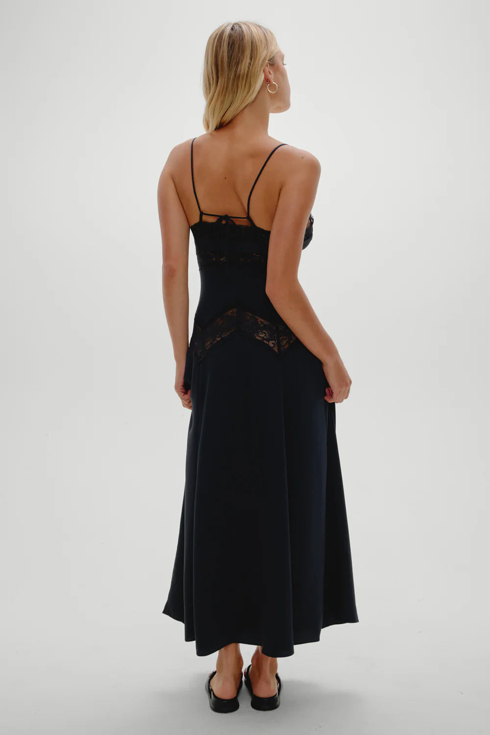 COMING SOON Frankies Bikinis Ethereal Lace Maxi Dress - Meet Me At Dusk