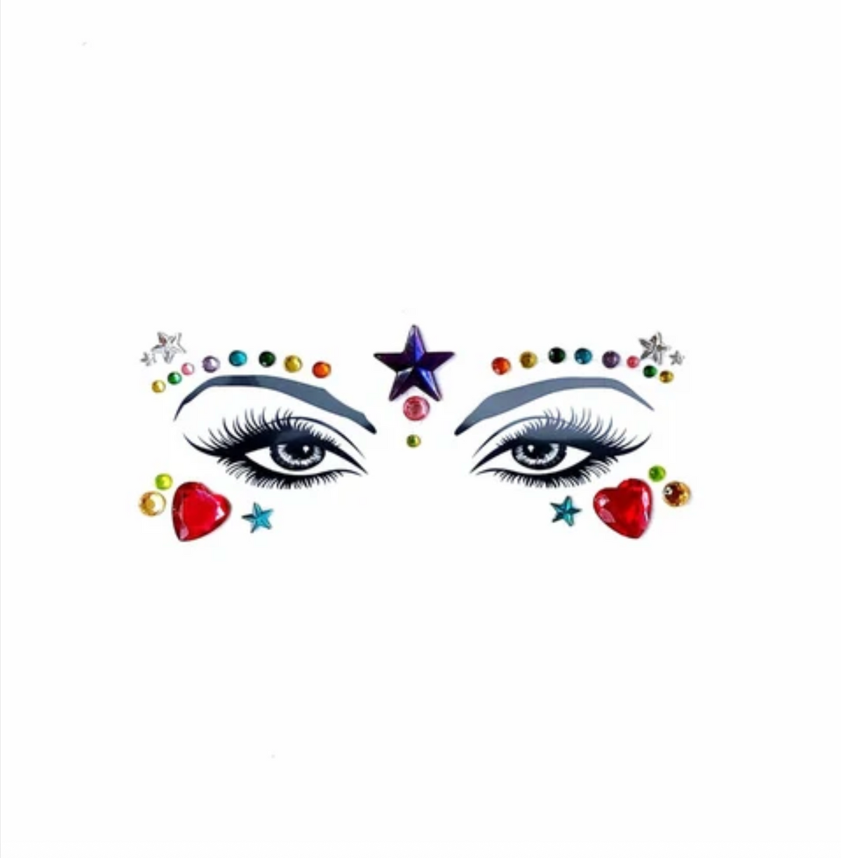 Galactic Goddess Crystal Jewel BodiStix In Your Face Edition