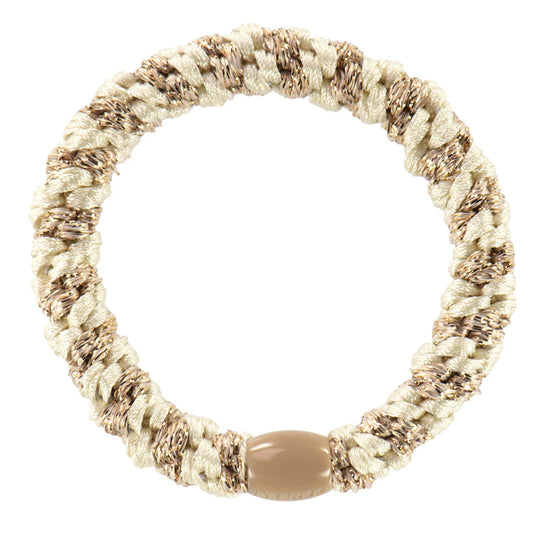 Kknekki Ivory Beige Glitter Stripe