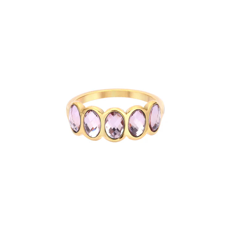 Bijoux De Mimi Lian Gold & Pink Ring