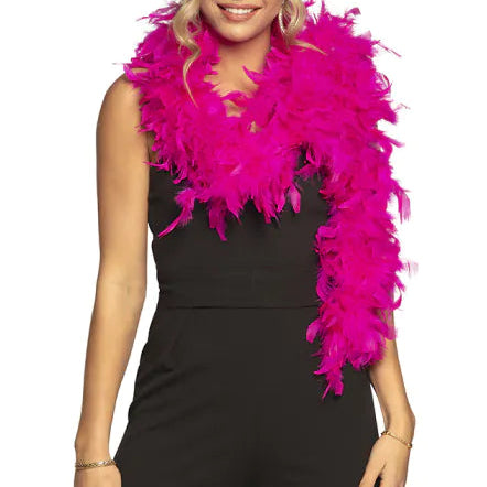 Fuschia Feather Boa