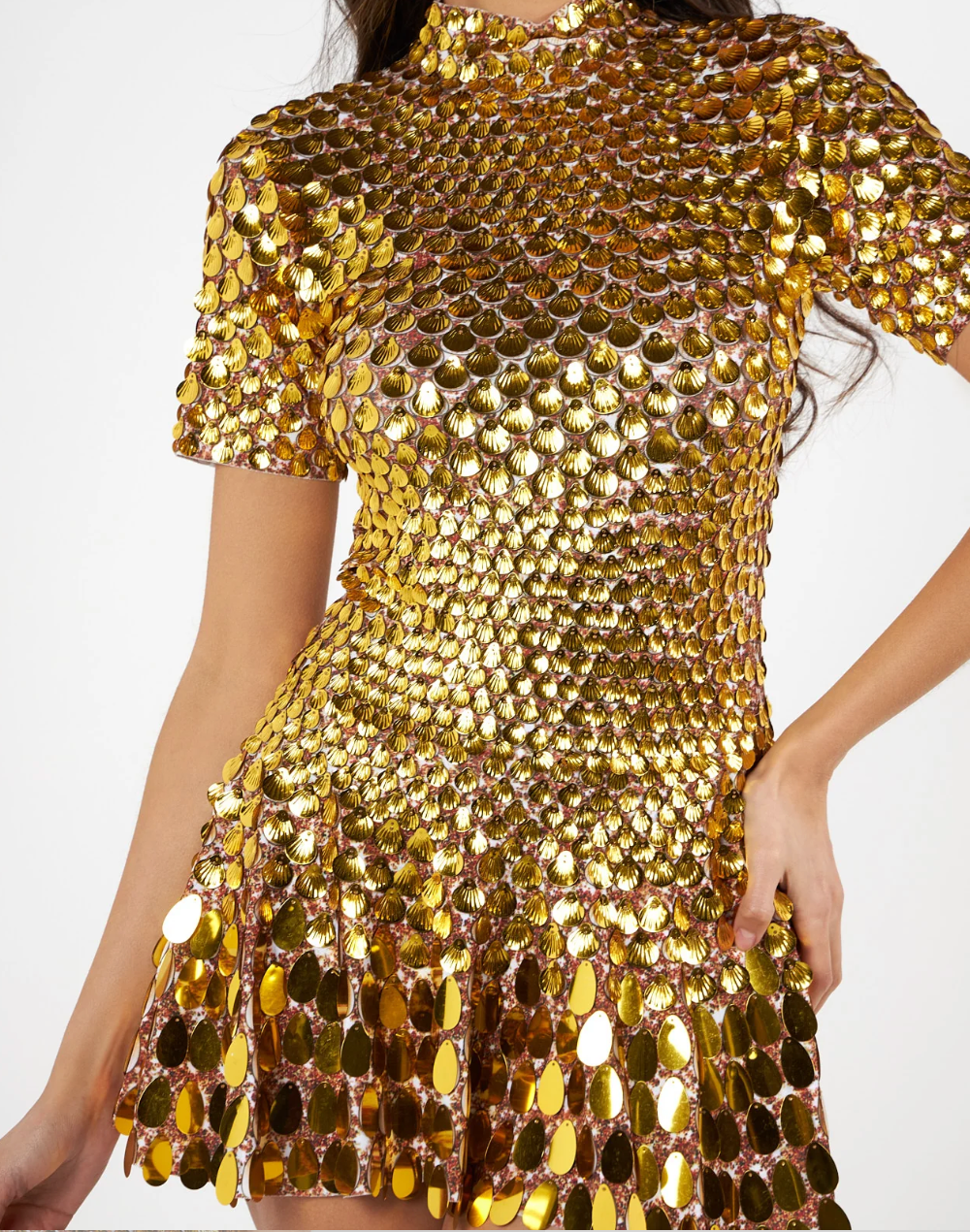 Nala Sequin Dress - Gold COMING SOON