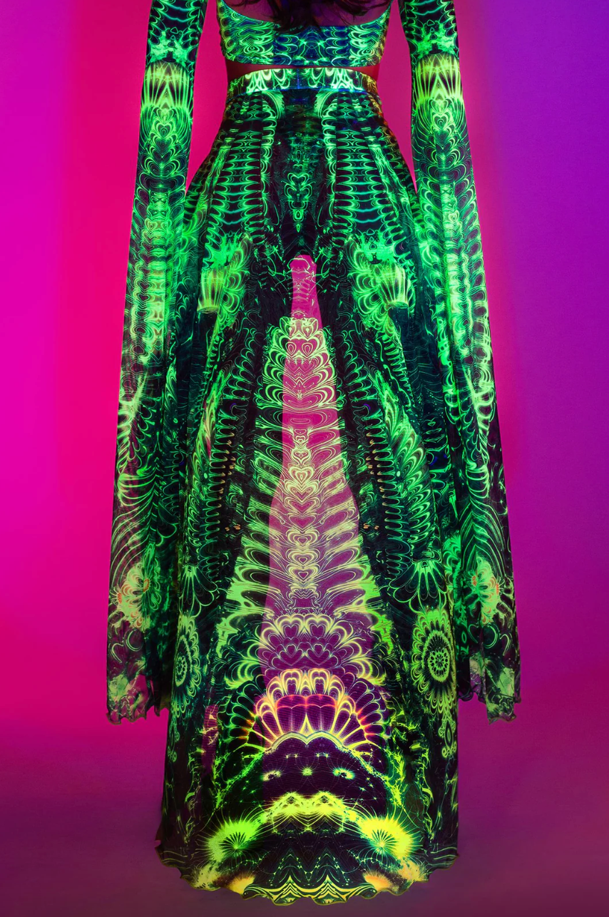 COMING SOON Gardens of Paradise Open Front Skirt