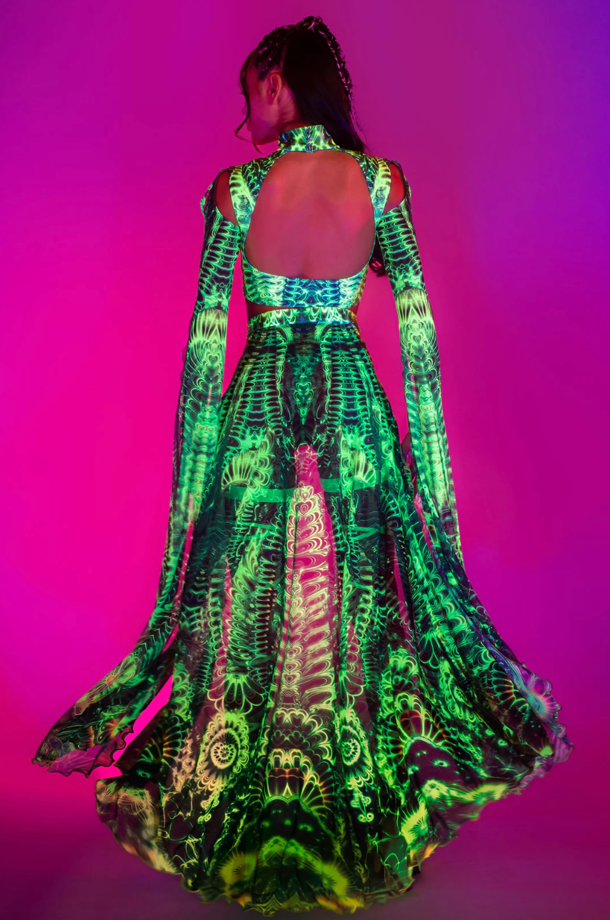 COMING SOON Gardens of Paradise Open Front Skirt