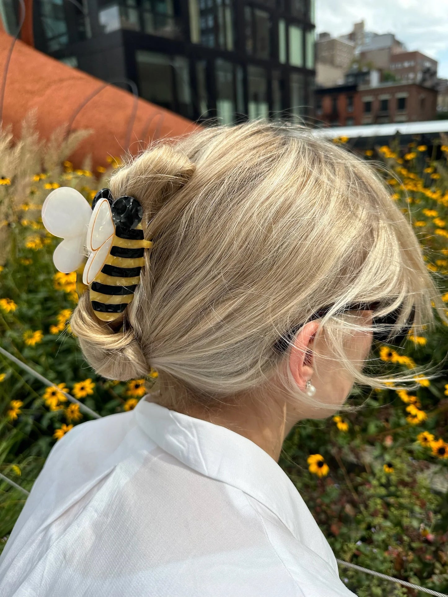 Solar Eclipse Bee Claw Clip