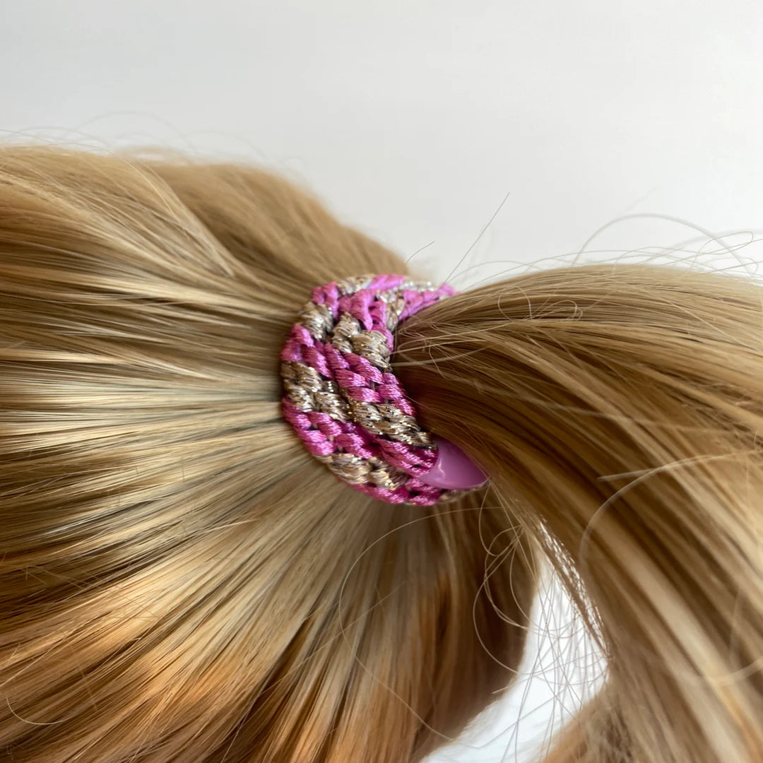 Kknekki Bubblegum Beige Glitter Stripe