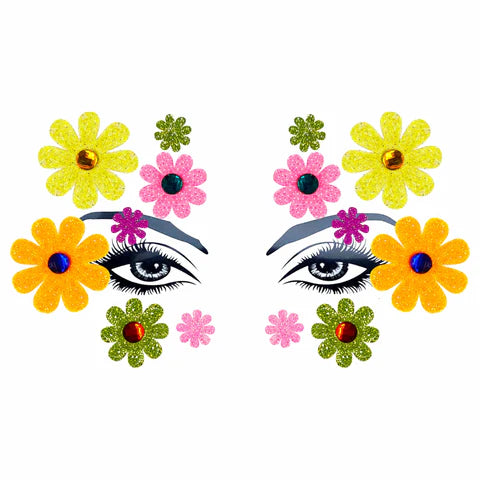 Neva Nude Carnival Of Delights Glitter Neon Face Sticker