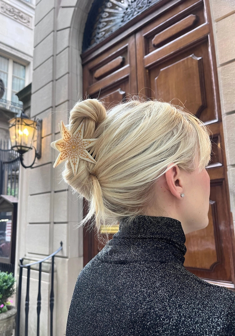 Solar Eclipse Celestial Star Claw Clip