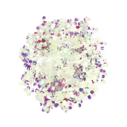 Chunky Glitter Shaker - UV White
