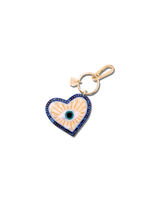 Solar Eclipse Coastal Lucky Eye Bag Charm