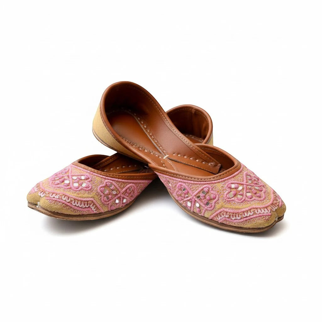 Dilruba Jutti Sparkle Sandal - Pink COMING SOON