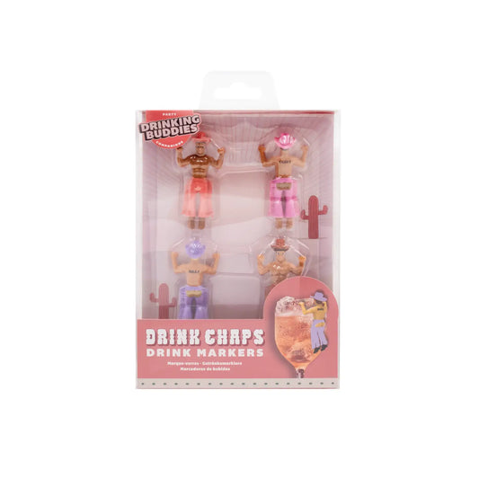 Western Drink Chaps Novelty Drink Markers