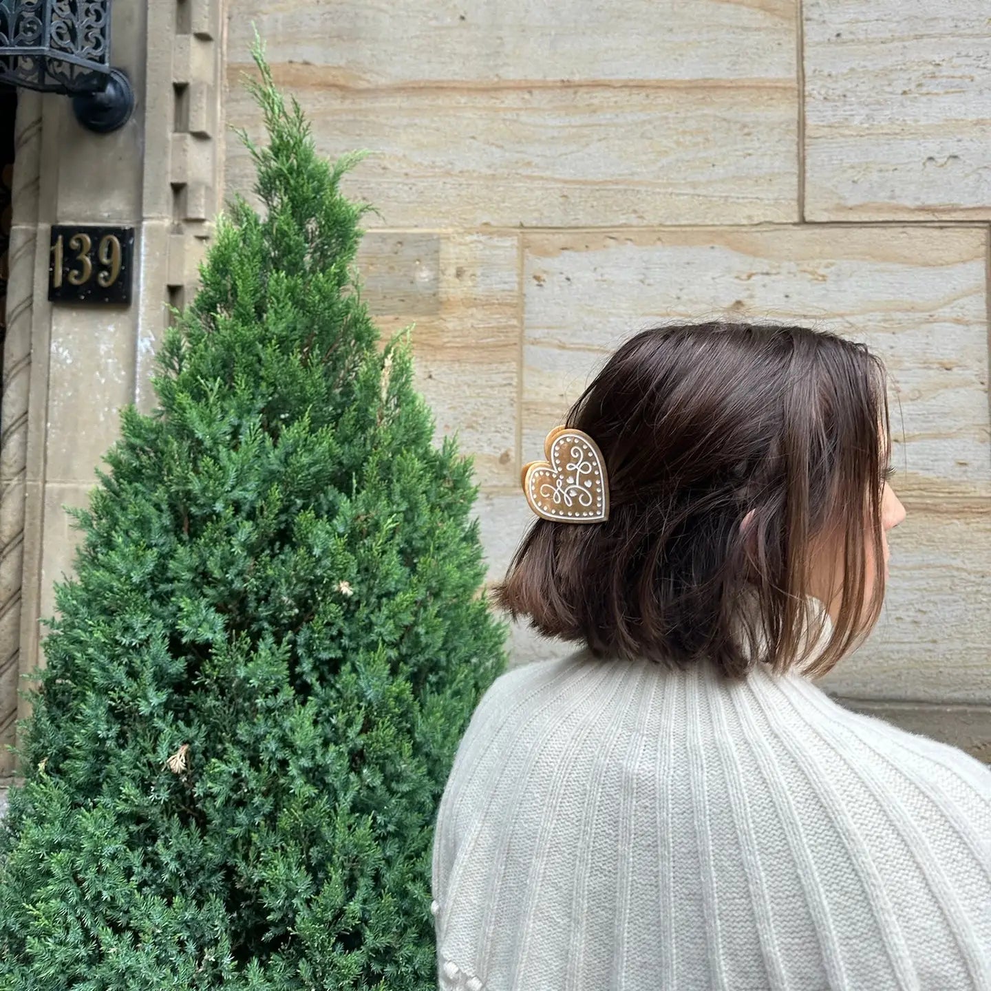 Solar Eclipse French Cookie Claw Clip