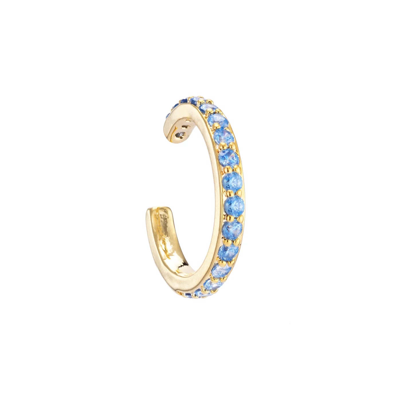 Bijoux De Mimi Lily Dainty Cuff - Gold Turquoise