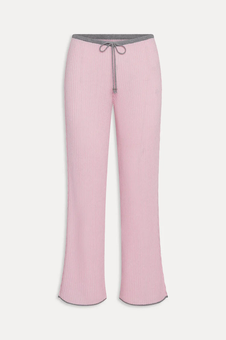 Frankies Bikinis Lochlin Knit Pant - Rosette
