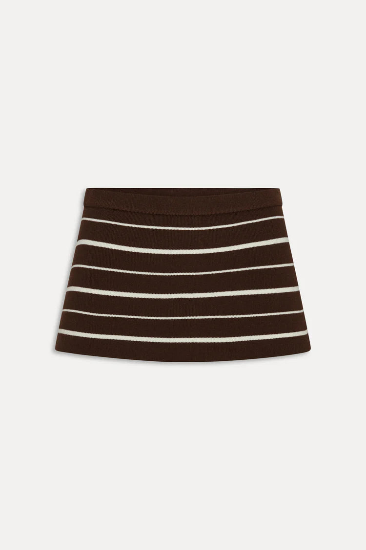 Frankies Bikinis Marialla Mini Skort - Amber Stripe