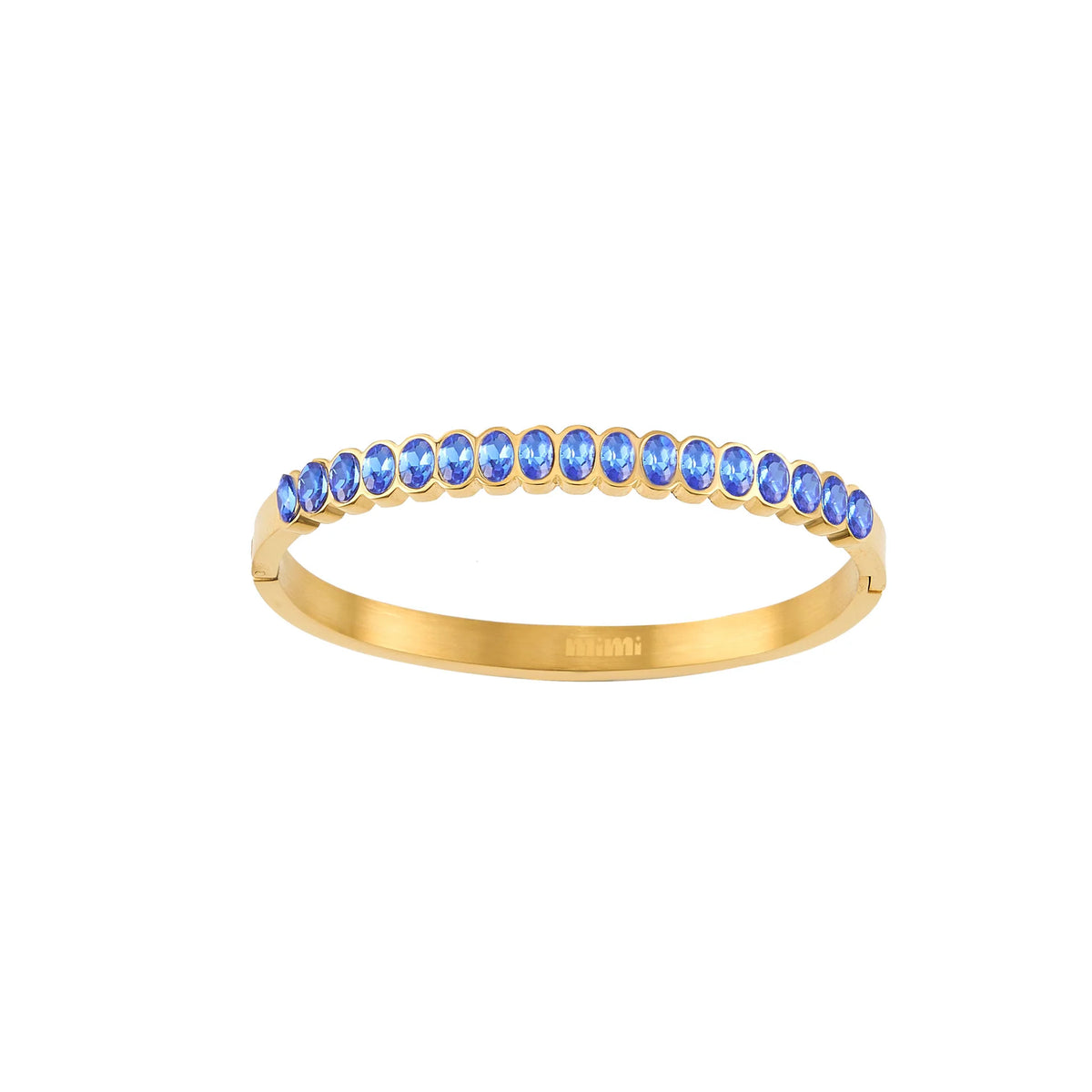 Bijoux De Mimi Martha Bangle - Gold & Blue