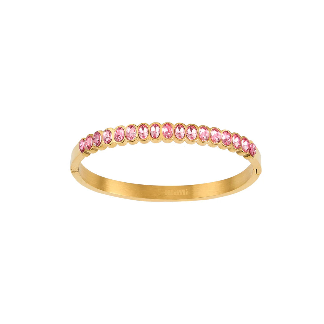 Bijoux De Mimi Martha Bangle - Gold & Pink