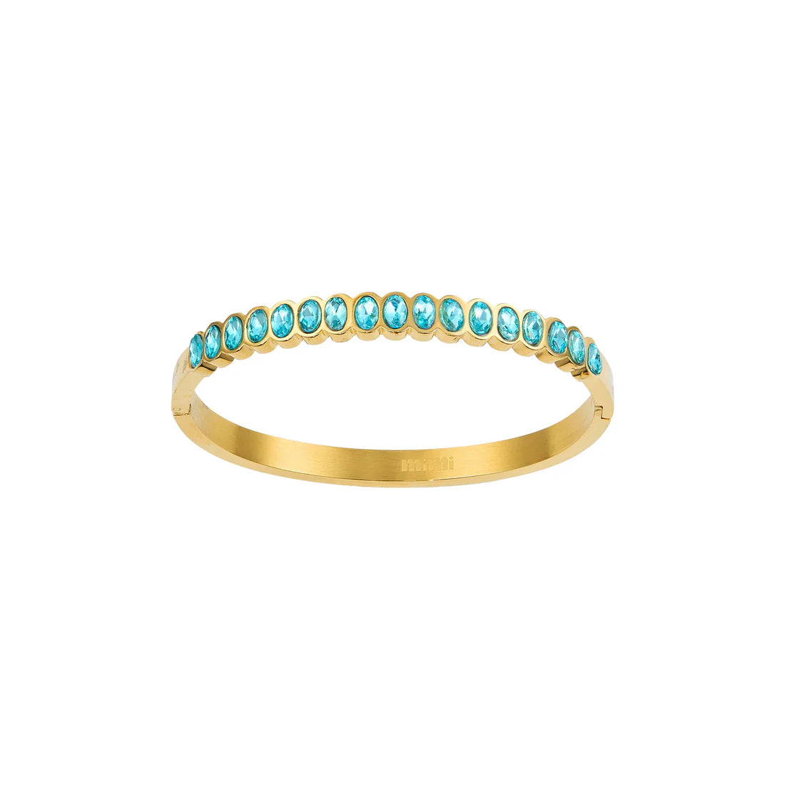 Bijoux De Mimi Martha Bangle - Gold & Turquoise