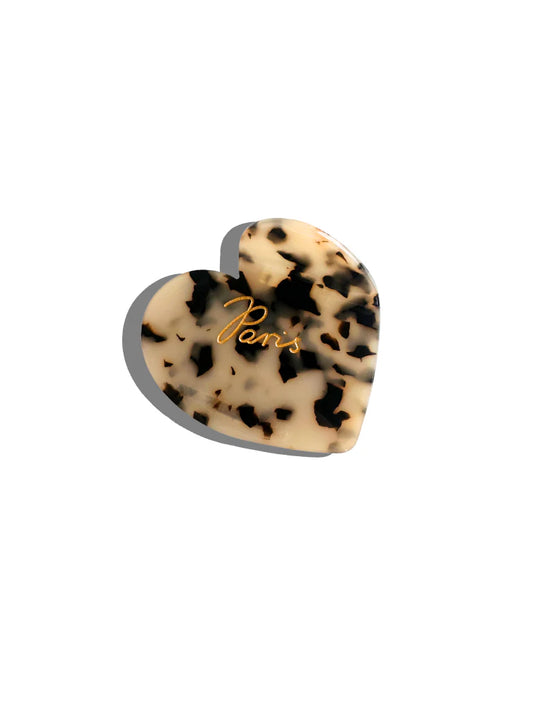 Solar Eclipse Paris Heart Claw Clip