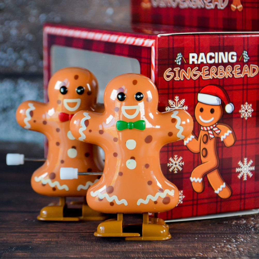 Racing Gingerbread Men Novelty Toy