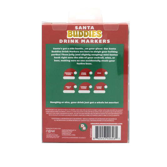 Santa Drinking Buddies - 6 Pack