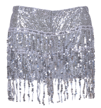 Silver Tassel Hotpants