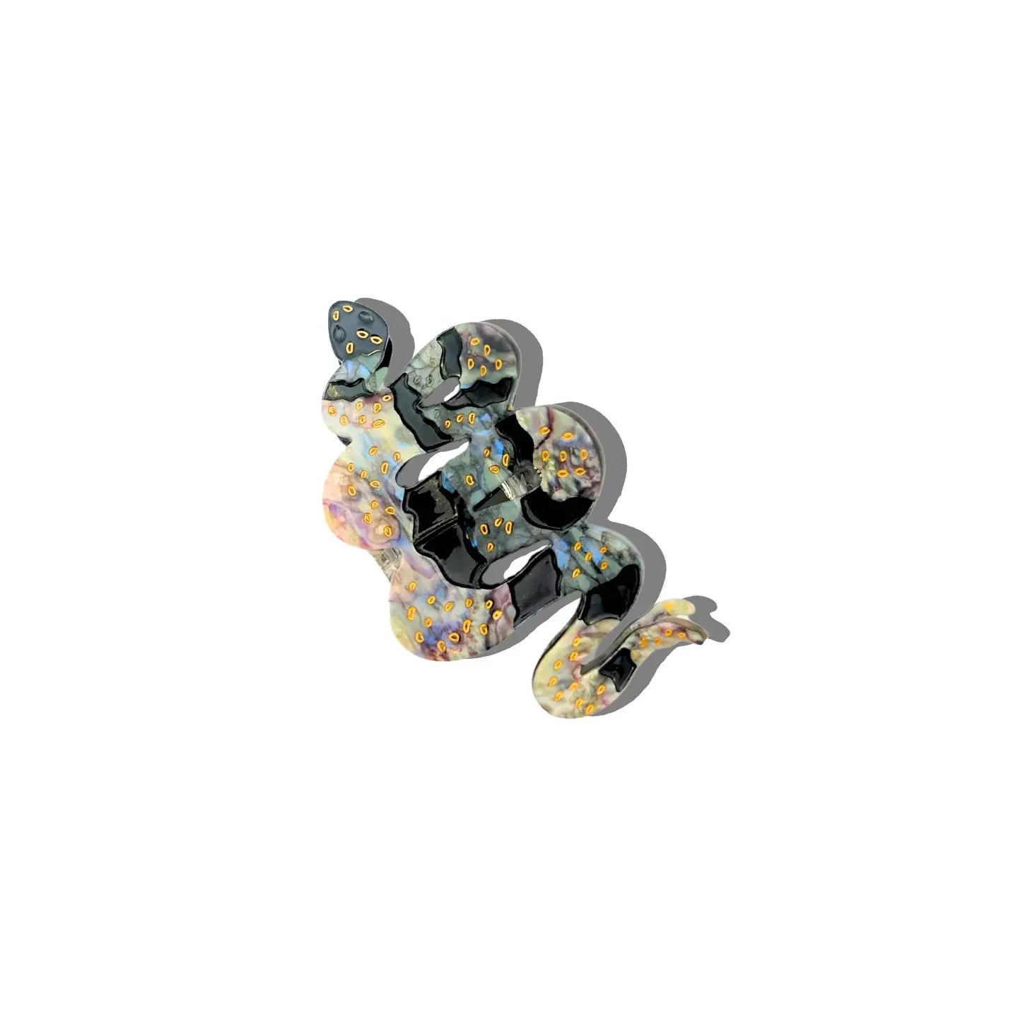 Solar Eclipse Snake Claw Clip